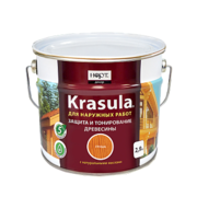 Krasula — защитно-декоративный состав для древесины